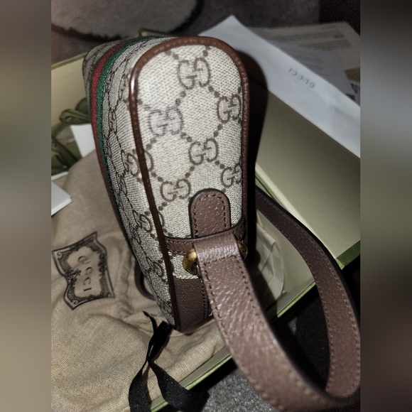 Authentic Gucci Ophidia GG Supreme Crossbody Bag - Picture 6 of 11